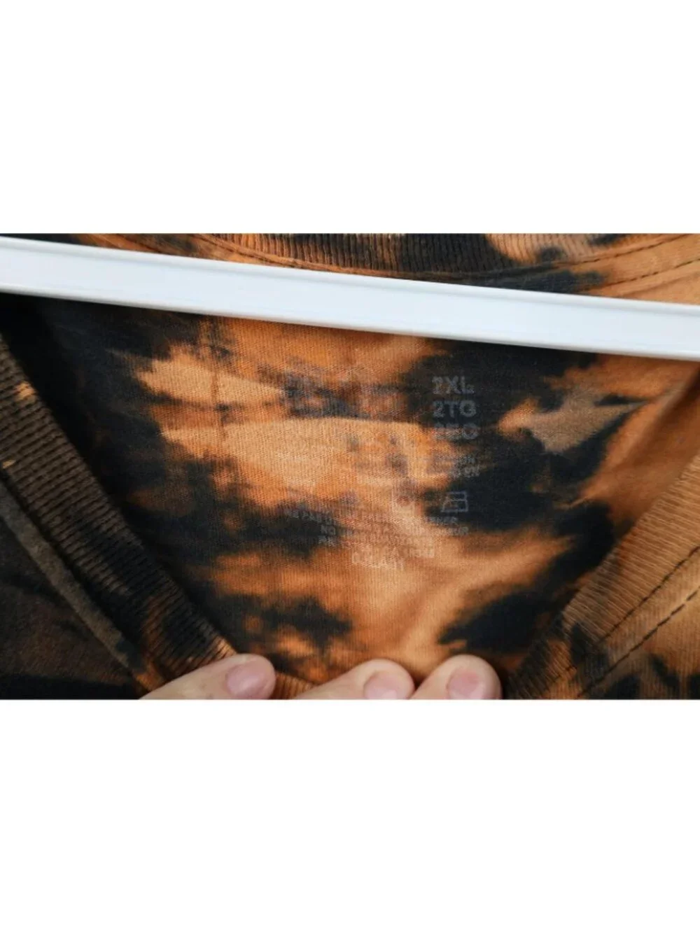 Vintage Y2K Streetwear Mens 2XL XXL Acid Wash Short Sleeve T-Shirt Pocket Trippy - Picture 5 of 13